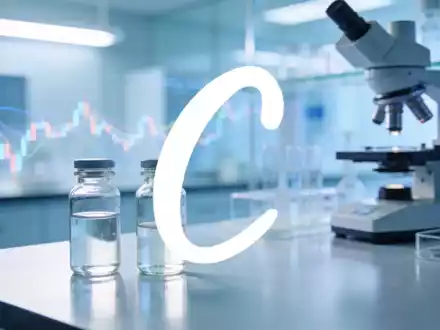 Modernes Labor mit wissenschaftlichen Geräten und Glasfläschchen in einer professionellen, atmosphärischen Umgebung. - Foto: über boerse-global.de