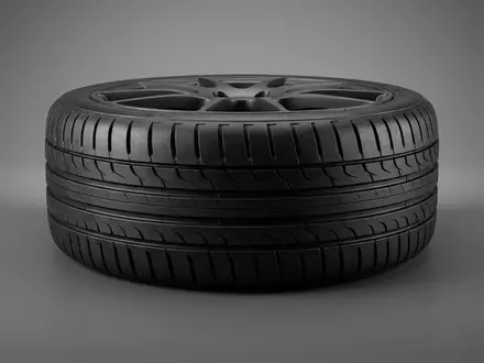 Fotorealistische Studioaufnahme von Sommerreifen zum Thema Michelin Pilot Sport, ISIN FR0000121261, klare Lichtfuehrung - Foto: THN