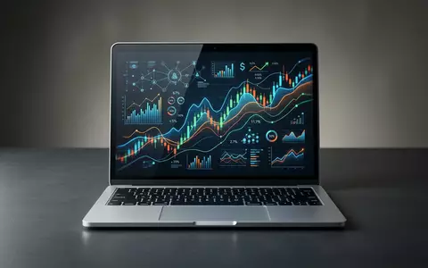 Fotorealistische Studioaufnahme von Wertpapierdepot zum Thema iShares Core MSCI World, ISIN US09247X1019, klare Lichtfuehrung - Foto: THN