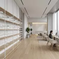 Architektur-Render im Reisebüro mit Flugreise zum Thema Delta Flug, ISIN US2473617023, neutrales Tageslicht - Foto: THN