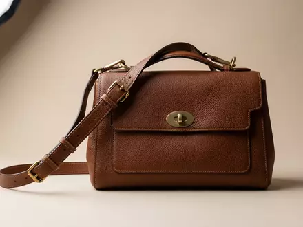 Fotorealistische Studioaufnahme von Lederhandtasche zum Thema Michael Kors Handtasche, ISIN US14040H1059, klare Lichtfuehrung - Foto: THN