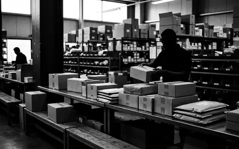 Schwarzweiss-Reportage mit Arzneimittelpaket zum Thema DocMorris Versandapotheke, ISIN CH0042615283, hoher Kontrast, sachlich dargestellt - Foto: THN