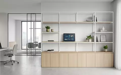 Architektur-Render im Bankfiliale mit Wertpapierdepot zum Thema Amundi ETF, ISIN FR0004125920, neutrales Tageslicht - Foto: THN