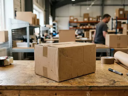 Fotorealistische Aufnahme von Paketversand beim Onlinehandel zum Thema AliExpress, ISIN US01609W1027, natuerliches Licht - Foto: THN