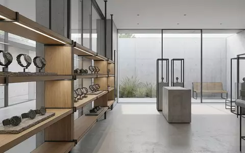 Architektur-Render im Uhrenfachhandel mit Taucheruhr zum Thema Citizen Promaster, ISIN JP3352400000, neutrales Tageslicht - Foto: THN