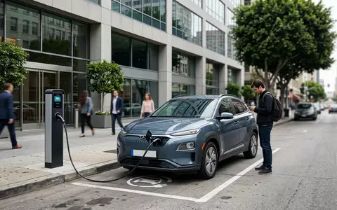 Fotorealistische Aufnahme von Elektro-SUV im Stadtverkehr zum Thema BYD Atto 3, ISIN CN0005855325, natuerliches Licht - Foto: THN
