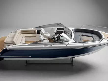 Fotorealistische Studioaufnahme von Motorboot zum Thema Sea Ray Boot, ISIN US1170431092, klare Lichtfuehrung - Foto: THN