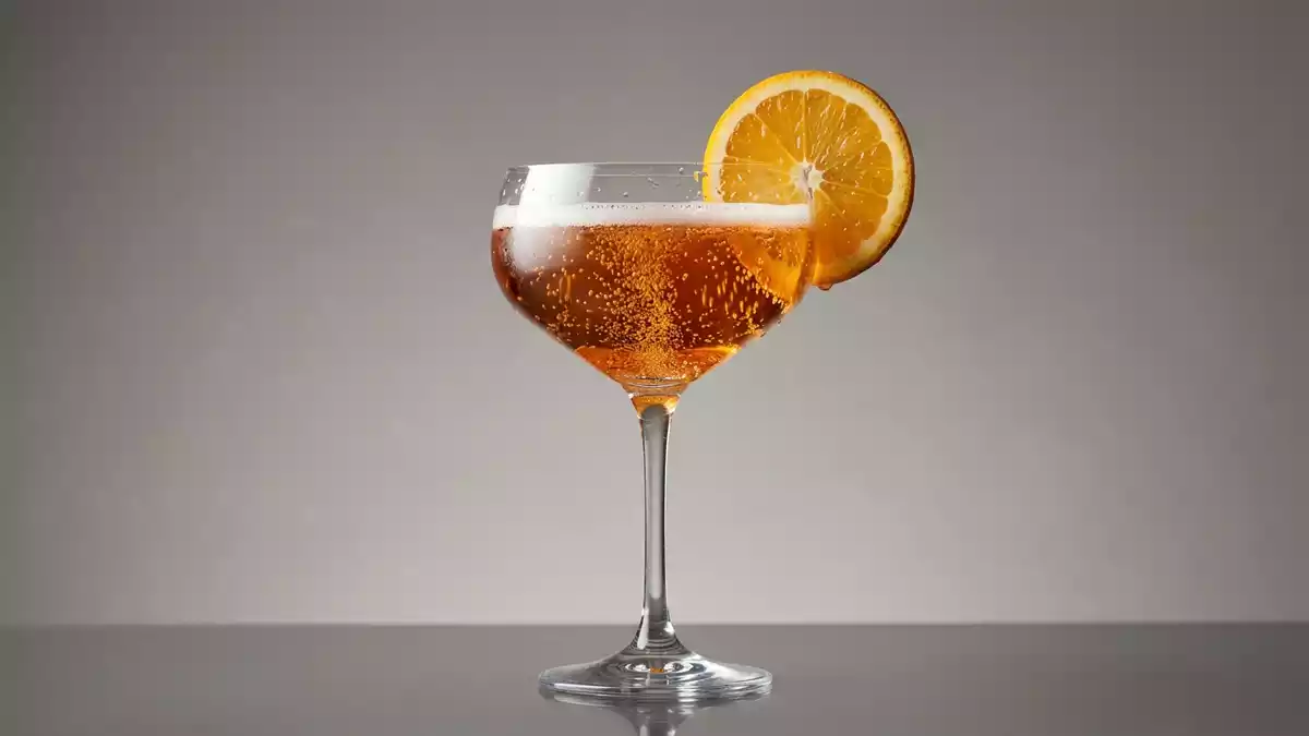 Fotorealistische Studioansicht von Aperitif in neutraler Produktdarstellung, neutral