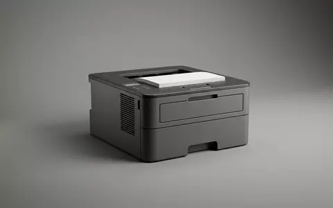 Fotorealistische Studioaufnahme von Bürodrucker zum Thema Kyocera Ecosys Drucker, ISIN JP3249600002, klare Lichtfuehrung - Foto: THN