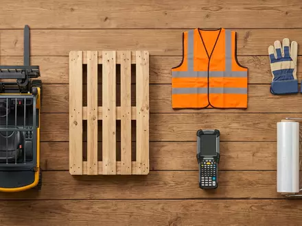 Flatlay-Arrangement rund um Gabelstapler zum Thema Linde Gabelstapler, ISIN DE000KGX8881, weiches Oberlicht - Foto: THN