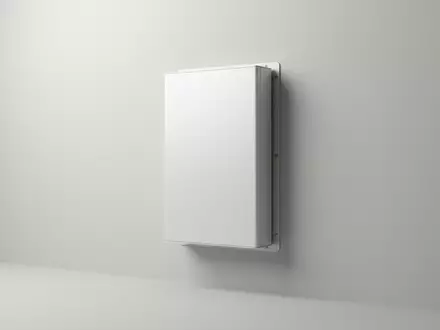 Fotorealistische Studioaufnahme von Heimspeicher zum Thema Enphase Speicher, ISIN US29355A1079, klare Lichtfuehrung - Foto: THN