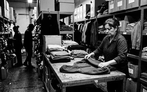 Schwarzweiss-Reportage mit Kapuzenpullover zum Thema Gap Hoodie, ISIN US3647601065, hoher Kontrast, sachlich dargestellt - Foto: THN