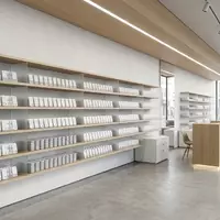 Architektur-Render im Optiker-Fachgeschäft mit Kontaktlinsen zum Thema Acuvue Kontaktlinsen, ISIN US4781601046, neutrales Tageslicht - Foto: THN