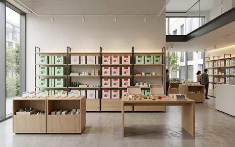Architektur-Render im Spielwarenhandel mit Brettspiel zum Thema Monopoly Spiel, ISIN US4180561072, neutrales Tageslicht - Foto: THN