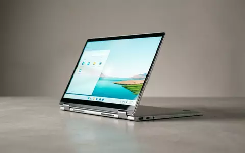 Fotorealistische Studioaufnahme von Convertible-Laptop zum Thema HP Spectre x360, ISIN US40434L1052, klare Lichtfuehrung - Foto: THN