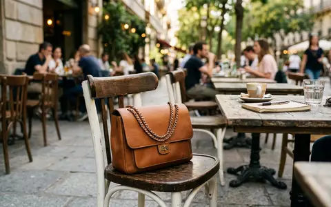 Fotorealistische Aufnahme von Schultertasche beim Stadtbummel zum Thema Gucci Dionysus Bag, ISIN FR0000121485, natuerliches Licht - Foto: THN