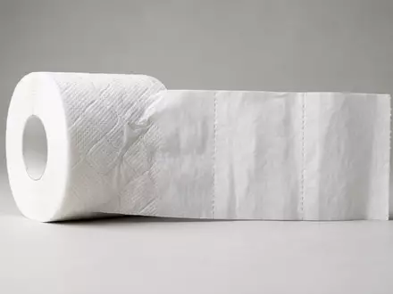 Fotorealistische Studioaufnahme von Toilettenpapier zum Thema Zewa Toilettenpapier, ISIN SE0017768716, klare Lichtfuehrung - Foto: THN