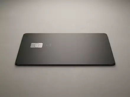 Fotorealistische Studioaufnahme von Zahlungskarte zum Thema Ticket Restaurant, ISIN FR0010908533, klare Lichtfuehrung - Foto: THN