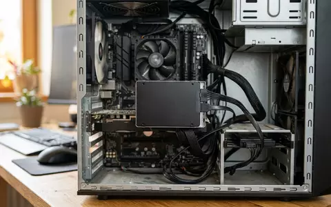 Fotorealistische Aufnahme von Solid-State-Laufwerk am Computer zum Thema Seagate IronWolf, ISIN IE00B18S7B29, natuerliches Licht - Foto: THN