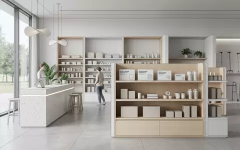Architektur-Render im Sanitätshaus mit Wundverband zum Thema McKesson Wundversorgung, ISIN US58155Q1031, neutrales Tageslicht - Foto: THN