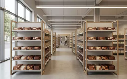 Architektur-Render im Supermarkt mit Schokoladenkuchenriegel zum Thema Milka Tender, ISIN US6092071058, neutrales Tageslicht - Foto: THN