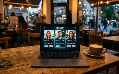 Fotorealistische Aufnahme von Dating-App zu Hause zum Thema Tinder Gold, ISIN US57667L1078, natuerliches Licht - Foto: THN