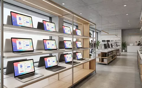 Architektur-Render im Elektronik-Fachmarkt mit Dating-App zum Thema Tinder Gold, ISIN US57667L1078, neutrales Tageslicht - Foto: THN