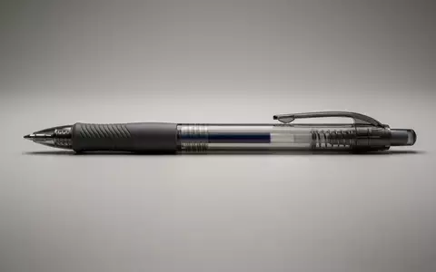 Fotorealistische Studioaufnahme von Tintenroller zum Thema Pilot Frixion, ISIN JP3782000003, klare Lichtfuehrung - Foto: THN