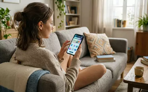 Fotorealistische Aufnahme von Einkaufs-Smartphone zu Hause zum Thema Temu App, ISIN US72352L1061, natuerliches Licht - Foto: THN