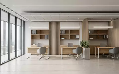 Architektur-Render im Bankfiliale mit Bankunterlagen zum Thema Lloyds Bank Konto, ISIN GB0008706128, neutrales Tageslicht - Foto: THN