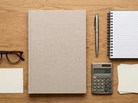 Flatlay-Arrangement rund um Bankunterlagen zum Thema Lloyds Bank Konto, ISIN GB0008706128, weiches Oberlicht - Foto: THN