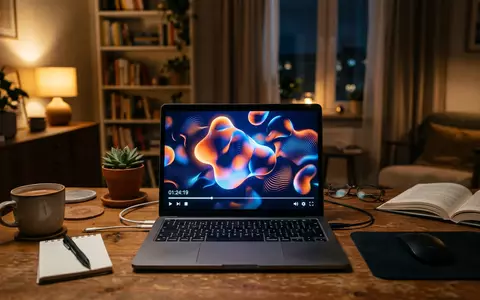 Fotorealistische Aufnahme von Streaming-Laptop zu Hause zum Thema Joyn App, ISIN DE000PSM7770, natuerliches Licht - Foto: THN