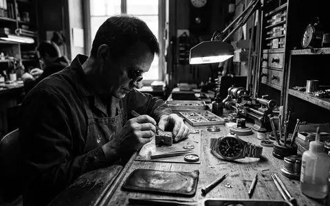 Schwarzweiss-Reportage mit Sportarmbanduhr zum Thema Seiko 5 Sports, ISIN JP3414750006, hoher Kontrast - Foto: THN