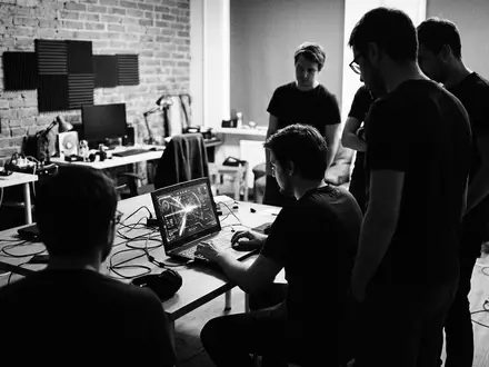 Schwarzweiss-Reportage mit Virtuelle Spielwährung zum Thema Roblox Robux, ISIN US7710491033, hoher Kontrast - Foto: THN
