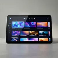 Fotorealistische Studioaufnahme von Streaming-App zum Thema RTL+ Abo, ISIN LU0061462528, klare Lichtfuehrung - Foto: THN