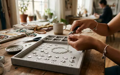 Fotorealistische Aufnahme von Schmuckanhänger als Schmuck zum Thema Pandora Charms, ISIN DK0060252690, natuerliches Licht - Foto: THN