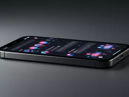 Fotorealistische Studioaufnahme von Soziale Netzwerk-App zum Thema Reddit App, ISIN US75734B1008, klare Lichtfuehrung - Foto: THN
