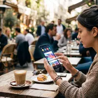 Fotorealistische Aufnahme von Soziale Netzwerk-App im Alltag zum Thema Reddit App, ISIN US75734B1008, natuerliches Licht - Foto: THN