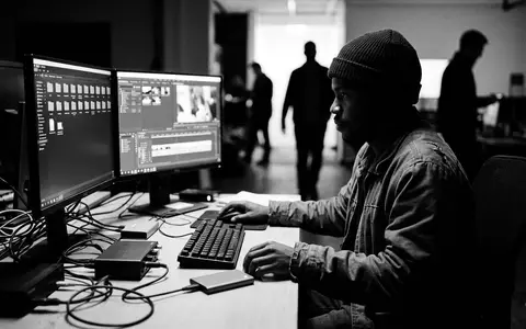 Schwarzweiss-Reportage mit Externe SSD zum Thema WD My Passport SSD, ISIN US9581021055, hoher Kontrast - Foto: THN