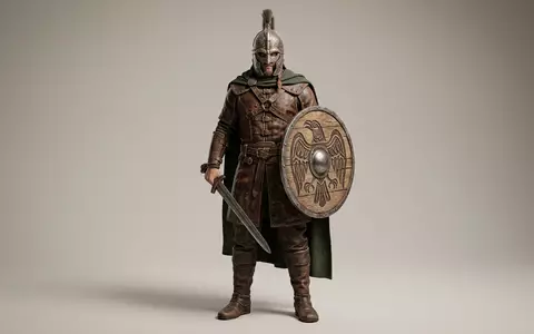 Fotorealistische Studioaufnahme von Historisches Actionspiel zum Thema Assassin's Creed Valhalla, ISIN FR0000054470, klare Lichtfuehrung - Foto: THN