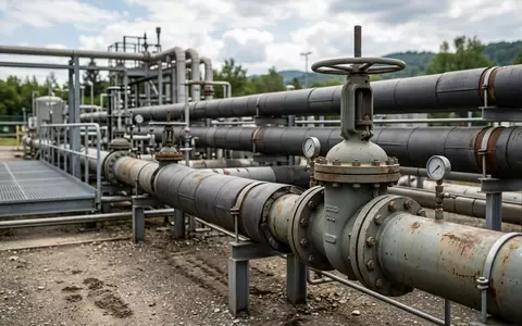 Fotorealistische Aufnahme von Gasversorgung im Versorgungsnetz zum Thema Uniper Gas, ISIN DE000UNSE018, natuerliches Licht - Foto: THN