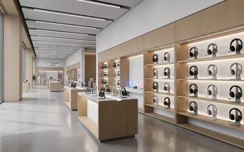 Architektur-Render im Elektronik-Fachmarkt mit Gaming-Headset zum Thema Turtle Beach Stealth 600, ISIN US9004502061, neutrales Tageslicht - Foto: THN