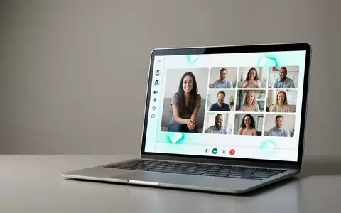 Fotorealistische Studioaufnahme von Videokonferenz zum Thema Zoom Meeting, ISIN US98980L1017, klare Lichtfuehrung - Foto: THN