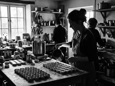 Schwarzweiss-Reportage mit Lippenbalsam zum Thema Burt's Bees Lippenbalsam, ISIN US1890541097, hoher Kontrast - Foto: THN