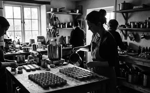 Schwarzweiss-Reportage mit Lippenbalsam zum Thema Burt's Bees Lippenbalsam, ISIN US1890541097, hoher Kontrast - Foto: THN