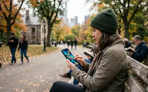 Fotorealistische Aufnahme von Mobilfunktarif auf Reisen zum Thema O2 Mobile Unlimited, ISIN ES0178430E18, natuerliches Licht - Foto: THN