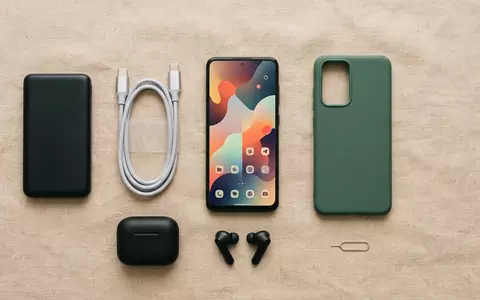 Flatlay-Arrangement rund um Mobilfunktarif zum Thema O2 Mobile Unlimited, ISIN ES0178430E18, weiches Oberlicht - Foto: THN