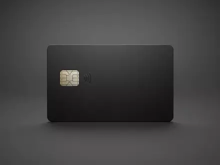 Fotorealistische Studioaufnahme von Debitkarte zum Thema Visa Karte, ISIN US92826C8394, klare Lichtfuehrung - Foto: THN