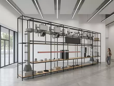 Architektur-Render im Verkehrstechnik-Fachhandel mit Mautsystem zum Thema Vinci Autoroutes, ISIN FR0000125486, neutrales Tageslicht - Foto: THN