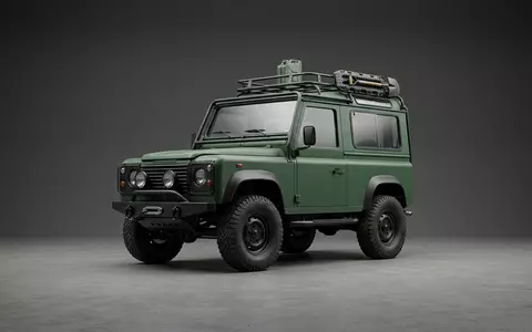 Fotorealistische Studioaufnahme von Geländewagen zum Thema Suzuki Jimny, ISIN JP3397200001, klare Lichtfuehrung - Foto: THN
